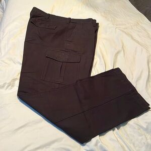 Black mens cargo chino